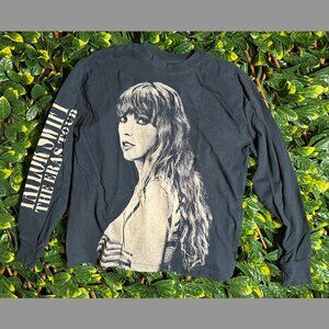 Taylor Swift Eras Tour 2023 Midnight Blue Long Sleeve Tee Size XS